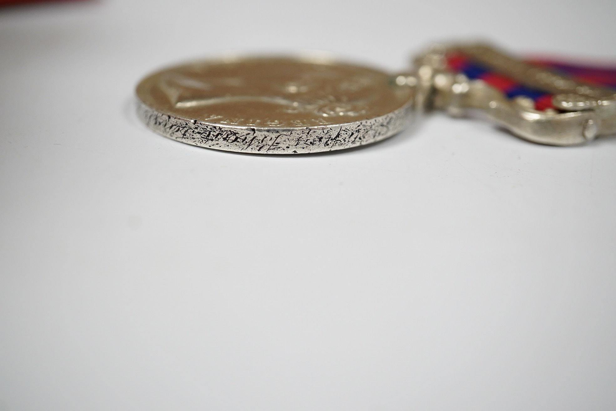 An India General Service Medal with Burma 1887-89 clasp Indian recipient, naming indistinct and another with Burma 1885-87 clasp to 15 Pte Mahomed Khan Milty Police